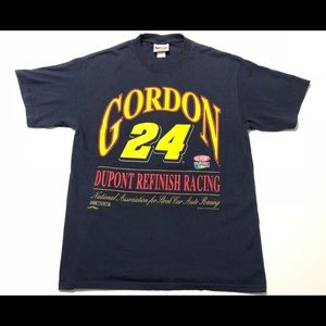 Vtg 1998 Jeff Gordon Big Spell Out Logo T Shirt